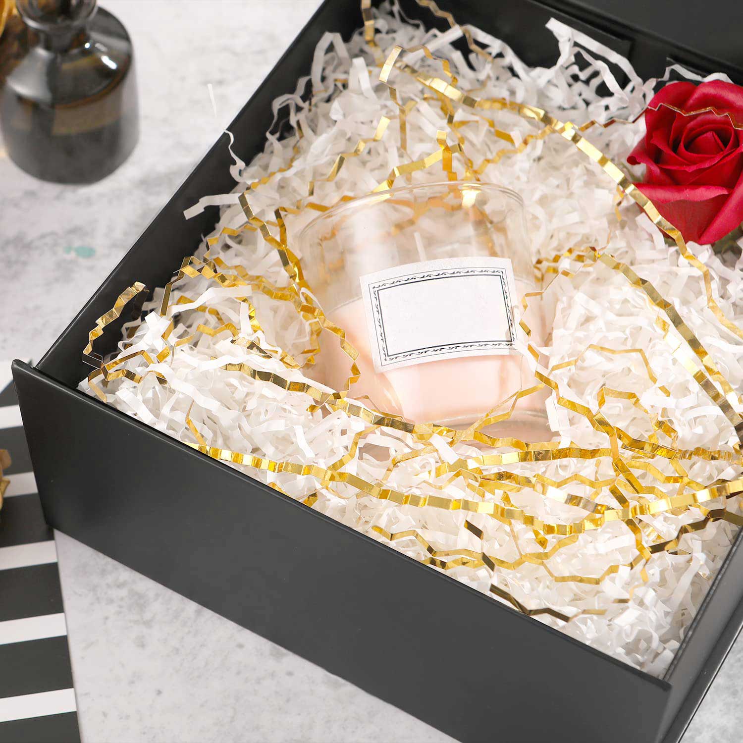 High-Quality Set, Matte Finish, Perfect for Birthdays & Weddings, Includes Triangle Lid Design, Ideal for Christmas Gifts, Deluxe Gift Box