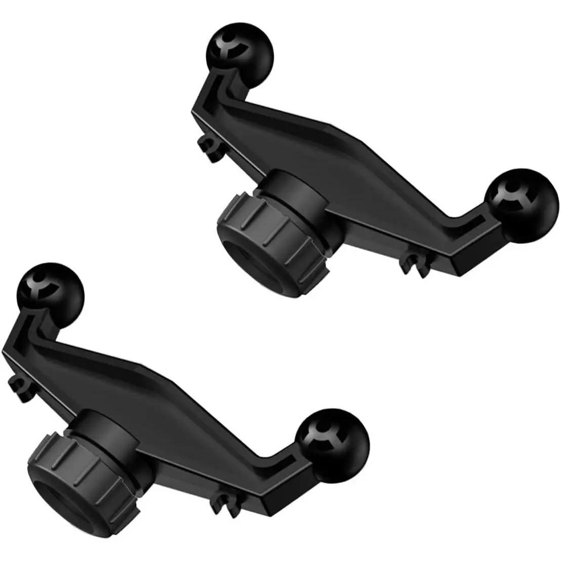 2 Pack 17mm Ball Mount Splitter Adapter 1 to 2  Joint Extension Connector Base for  Socket Stand Arm Bracket Clamp Clip  Mobile Phone Holder  Dashboard Phone Tablet Cam