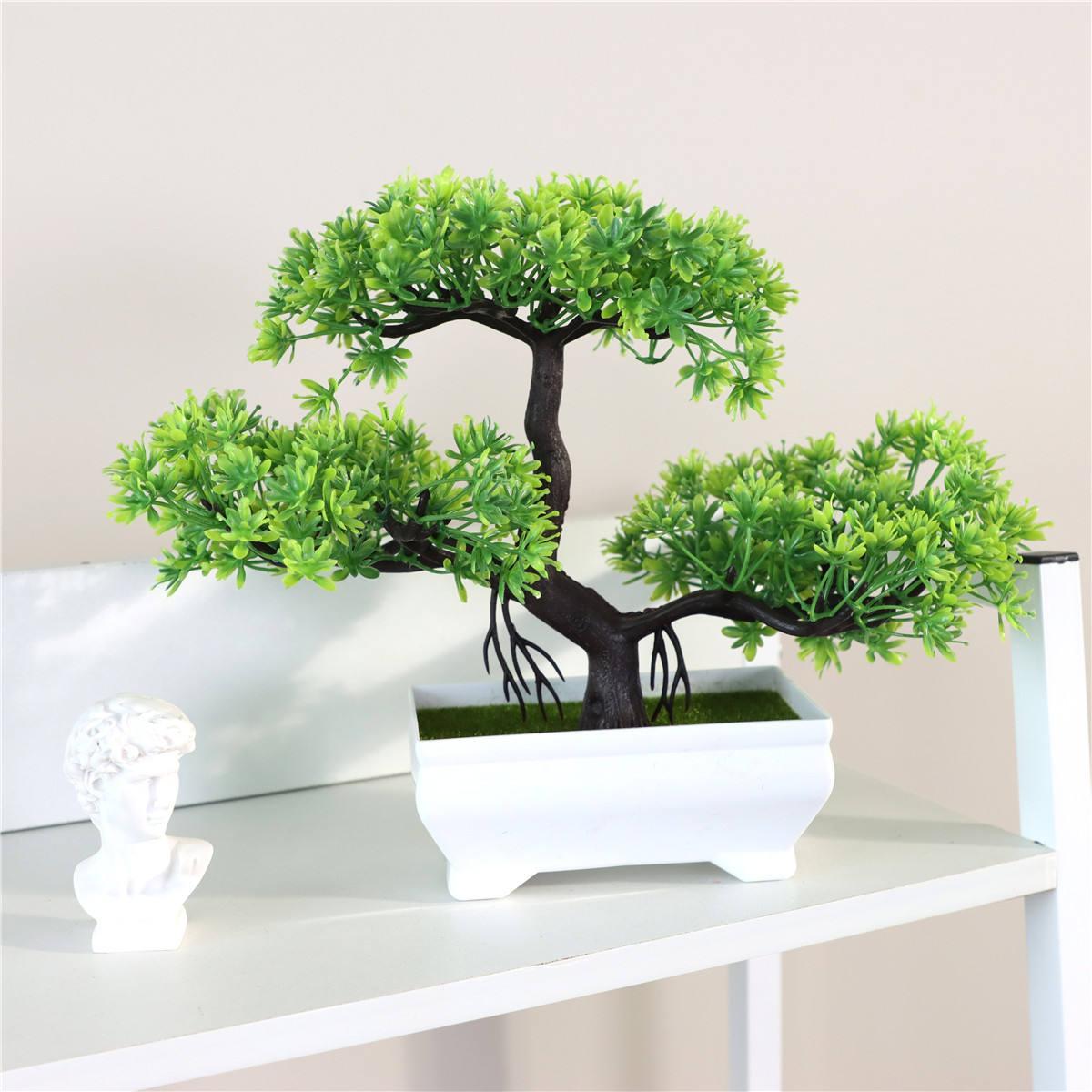 Artificial Faux Plant, 1 Count Decorative Plant Indoor Plants Decor for Home Living Room, Bedroom and Dining Room, Home Decor Supplies, Decorative Fake Plants, Decorative Desk Plant, Artificial Potted Plant