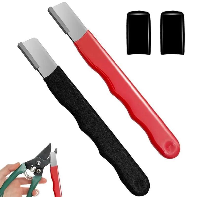 Multipurpose Knives Sharpener and Garden Tool Blade Sharpener for Knife, Lawn Mower Blade Kitchen Plastic Portable Lightweight Stainless Kitchenware Home Sharpening tool