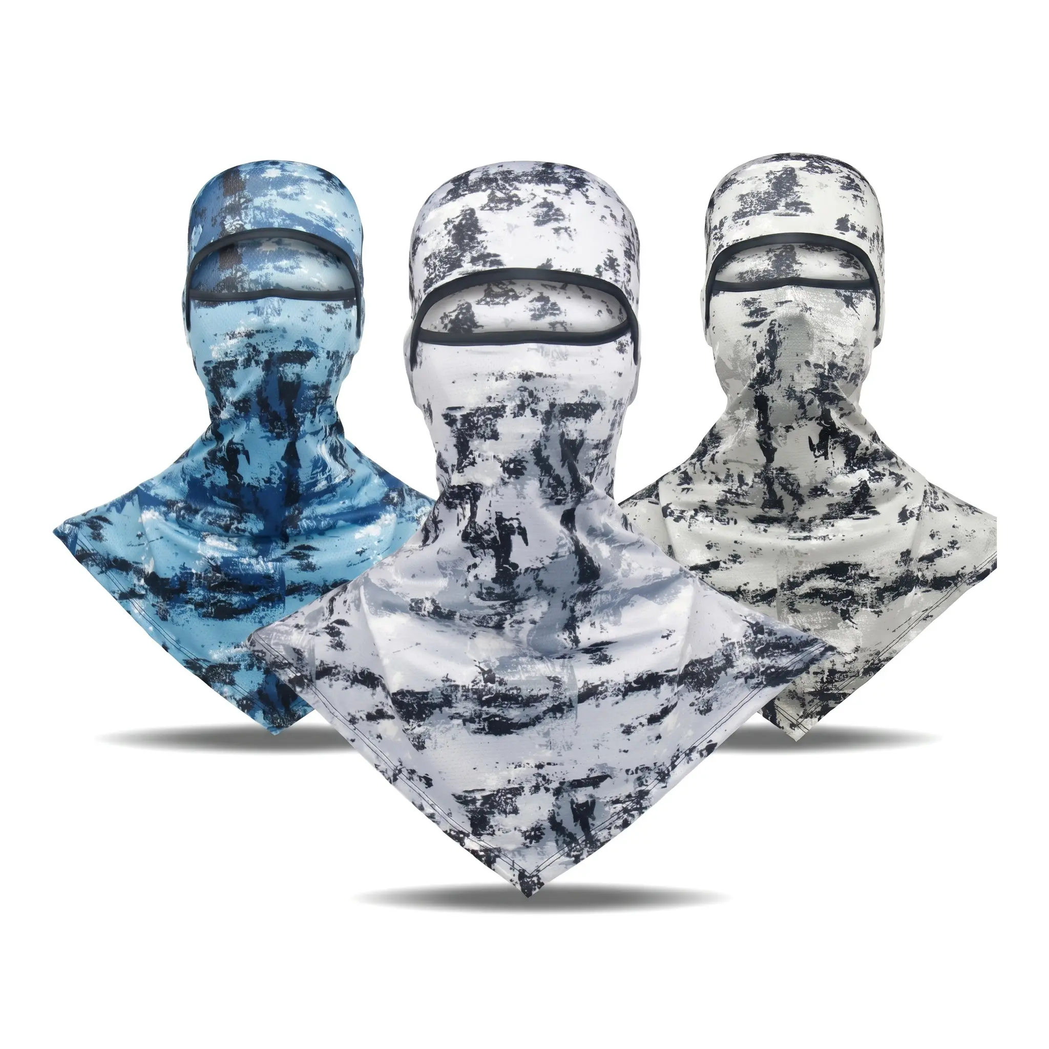 Sun Protection Balaclava For Outdoor Fishing Cycling Hiking Breathable Quick Dry Helmet Liner Unisex Sports Camouflage Face Mask