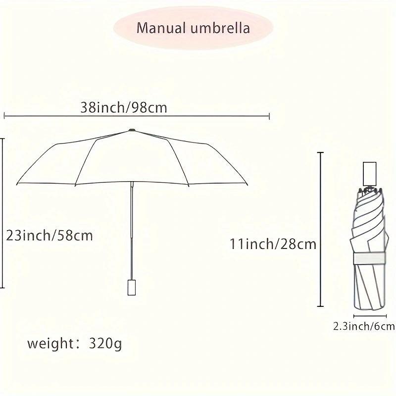Automatic Open & Close Umbrella, Portable Foldable Umbrella, Windproof Rain Umbrella for Men & Women, Automatic Folding Umbrella, Wind Resistant Umbrella, Lightweight Waterproof Umbrella