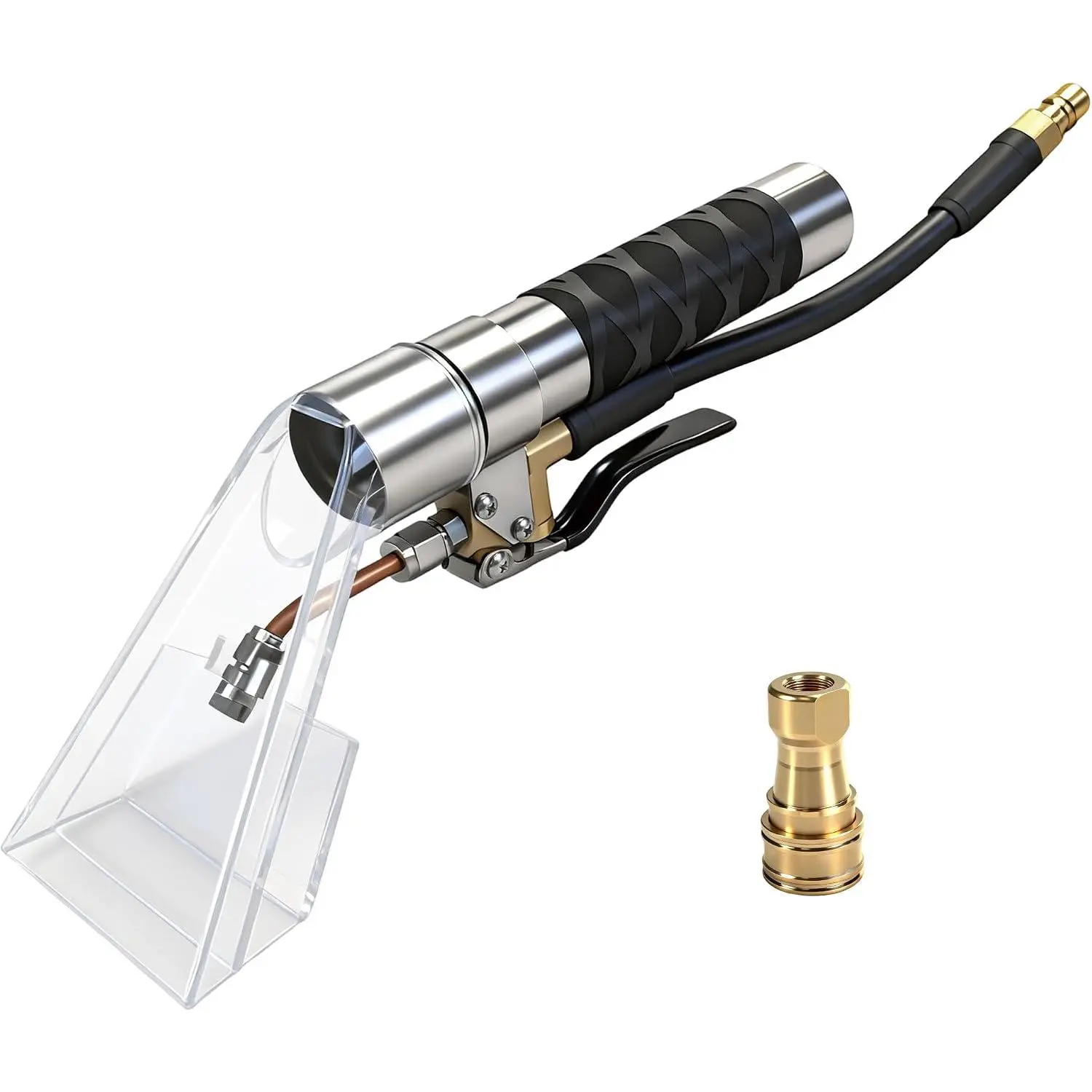 Upholstery Carpet Extractor Wand for Auto Detailing | High-, Heat-resistant Carpet Cleaner Hand Wand with Clear  for Professional Upholstery Cleaning