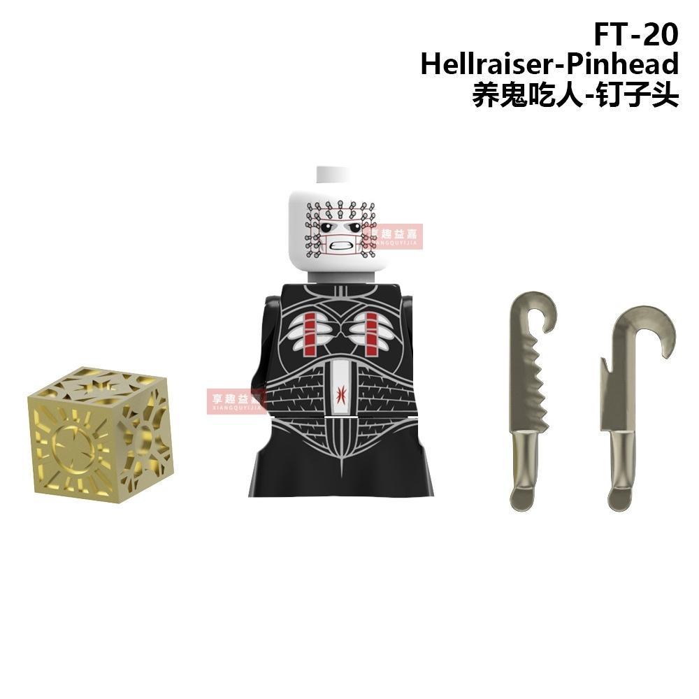 Movie Game Bricks Building Blocks Anime Cartoon Mini Action Figures Heads Assembly Toys Kids Birthday Gifts popular