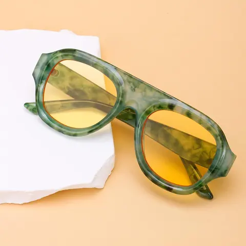 Unisex Retro Eyeglasses, Trendy Vintage Eyewear for Everyday Use, Fashion Accessories for Outdoor Activities, Trendy Shades, Casual Stylish Glasses #GLOBAL PICKS
