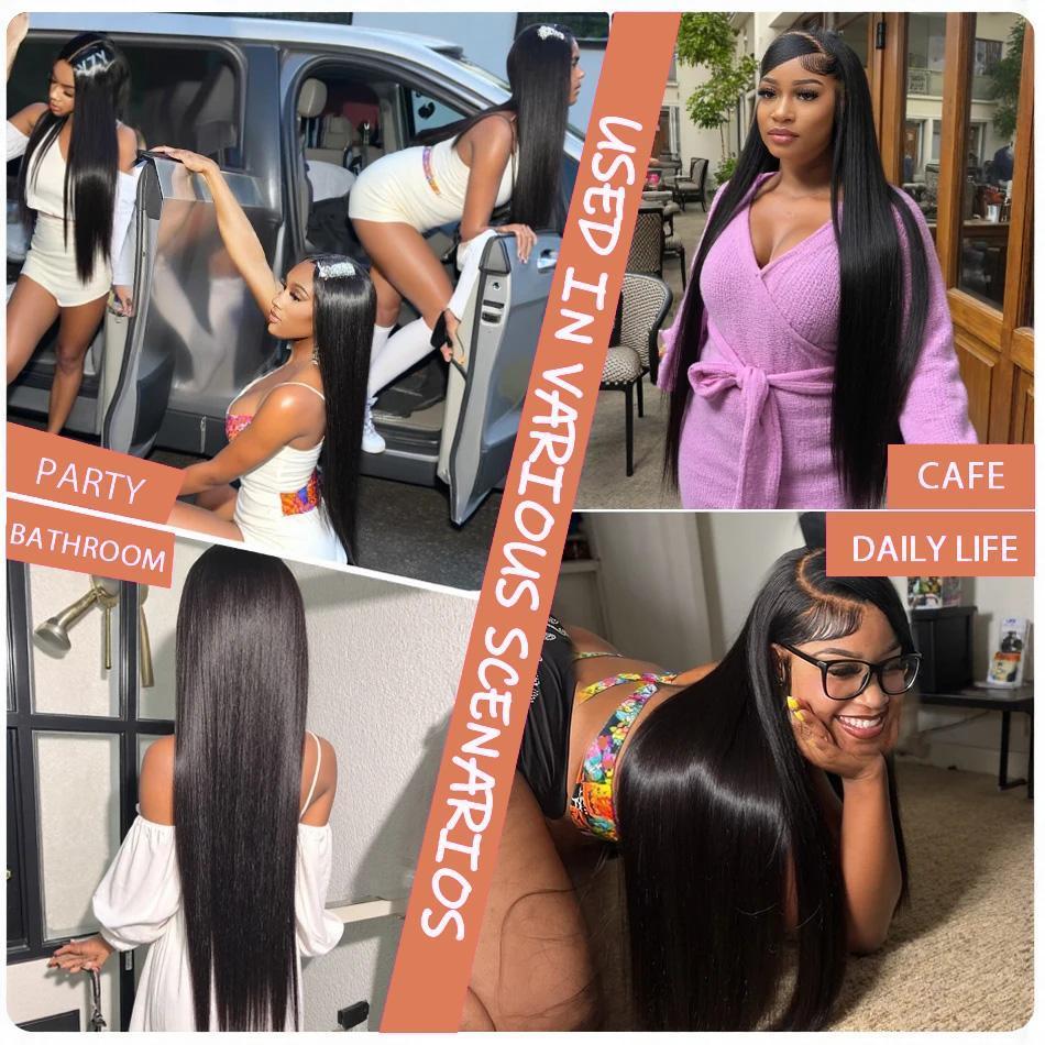 Brazilian Virgin Human Hair Wigs Body Wave Loose Deep Wave Straight 5x5 13x4 13x6 Lace Front Wigs No Shedding Tangle Free