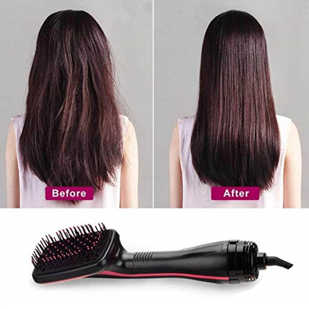 2 in 1 Comfort Comb Design Multifunctional Hair Dryer, Fast Drying Hair Styling Tool, Hairdressing Comb Hot Air Brush, Trending Products, Makeup Products, Back To School, Hair Straightener Comb