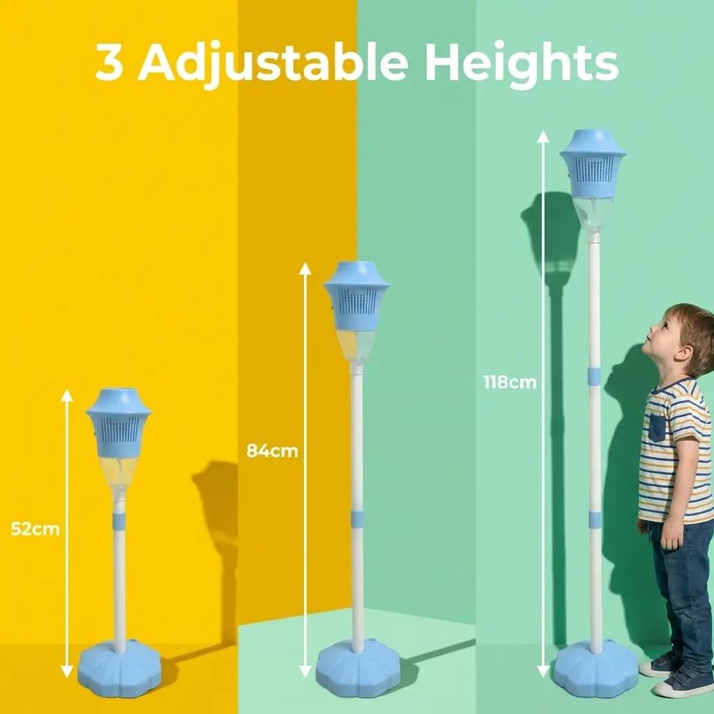 Automatic Handheld Bubble Machine for Kids, Bubble Maker Spring Summer Toys with Lights, Outdoor Rechargeable Blower Best Easter Gift for Children