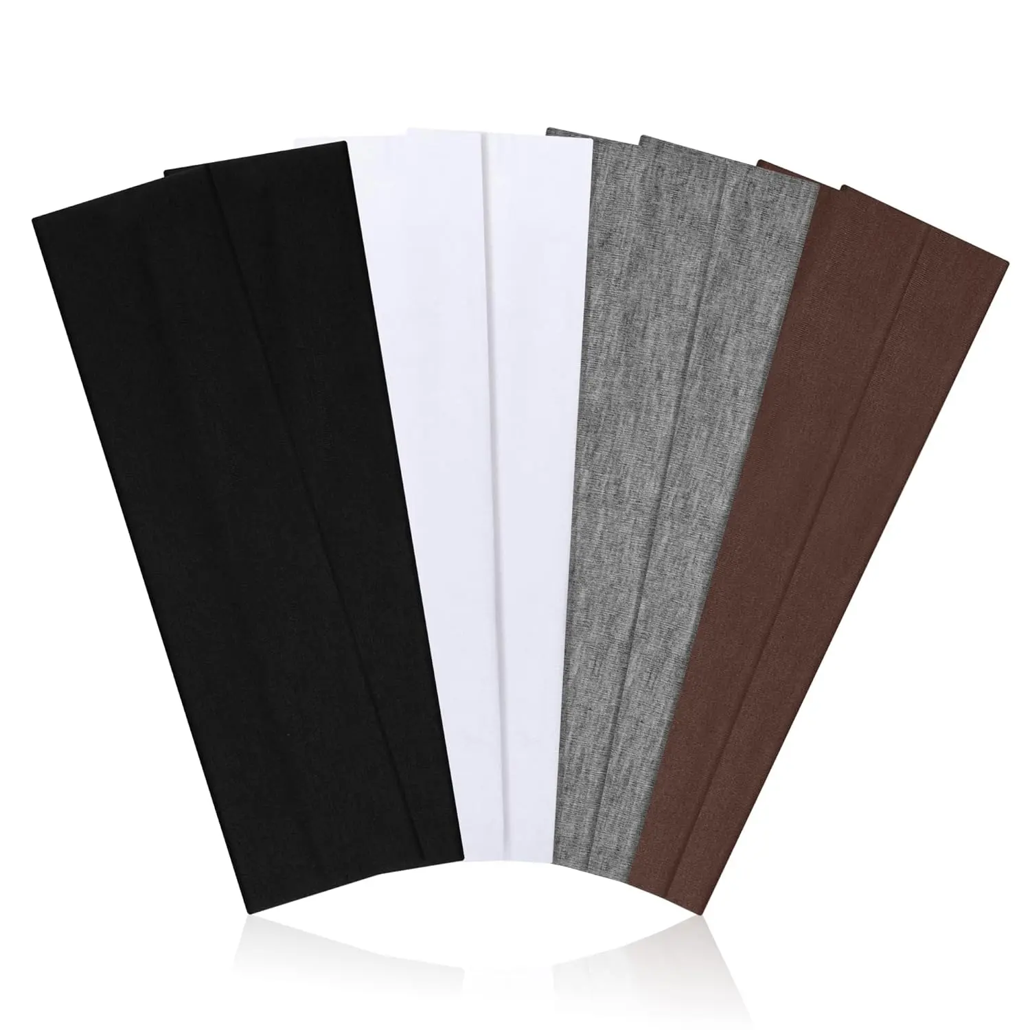 thin,,ear,hook,,A Must-Have for Sports Enthusiasts in 2026   Outdoor sports Ztomine Headbands for Women, 8pcs Stretchy Non Slip Soft Cotton Cloth Hair Bands for Sports, Workout, Yoga and Running,scarf,woman