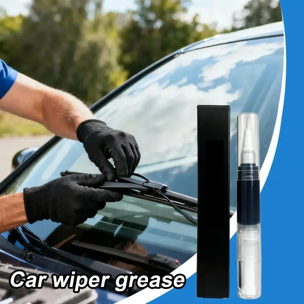 Car Wiper Muffler Coating Liquid Pen,Wiper Noise Reduction Coating Pen,Eliminate wiper noise and lubricate