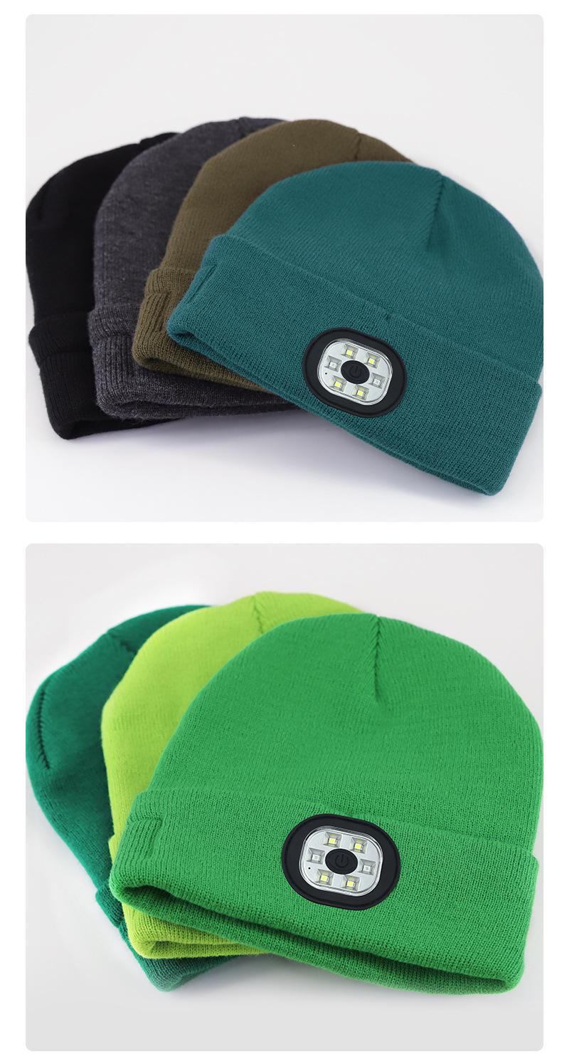 Bluetooth Beanie with Light, Unisex USB Rechargeable  LED Flashlight Hat with Cordless Headphones, Unique Christmas Birthday Gifts for Men Husband Teen Warm