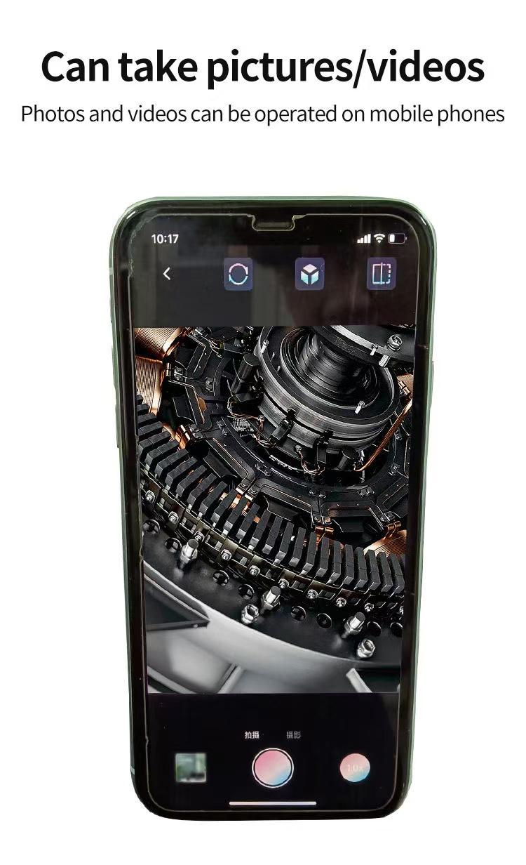 Nfutreon HD Endoscope Camera with Light 4.3" Screen Waterproof Snake Scope 16.4FT Extra Long Cable for Cars Pipes Home Repair Automotive Scan Tool