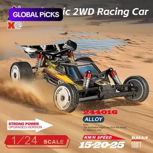 Wltoys 244016 V2 2.4g High-Speed RC Model Car, Drift Car 2wd, 25 Km/h, 1:24 Scale, Gyro Full Proportional Remote Control, Kids & Adults Toy #GLOBAL PICKS