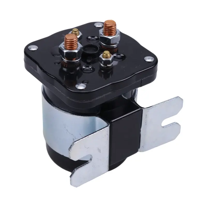 FridayParts 24V 200A 4-Terminal High Current Power Control Solenoid Contactor Relay 010122-000 for Upright Aerial Lift Platform