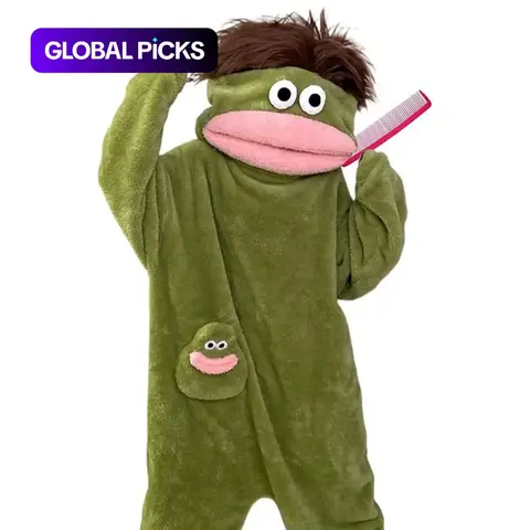 Cute Monster Wearable Blanket Hoodie, Oversized Soft Warm Plush Fleece, Cozy Comfy Pullover Loungewear, Halloween Themed Costume Pajamas, One Size Fits Most #GLOBAL PICKS