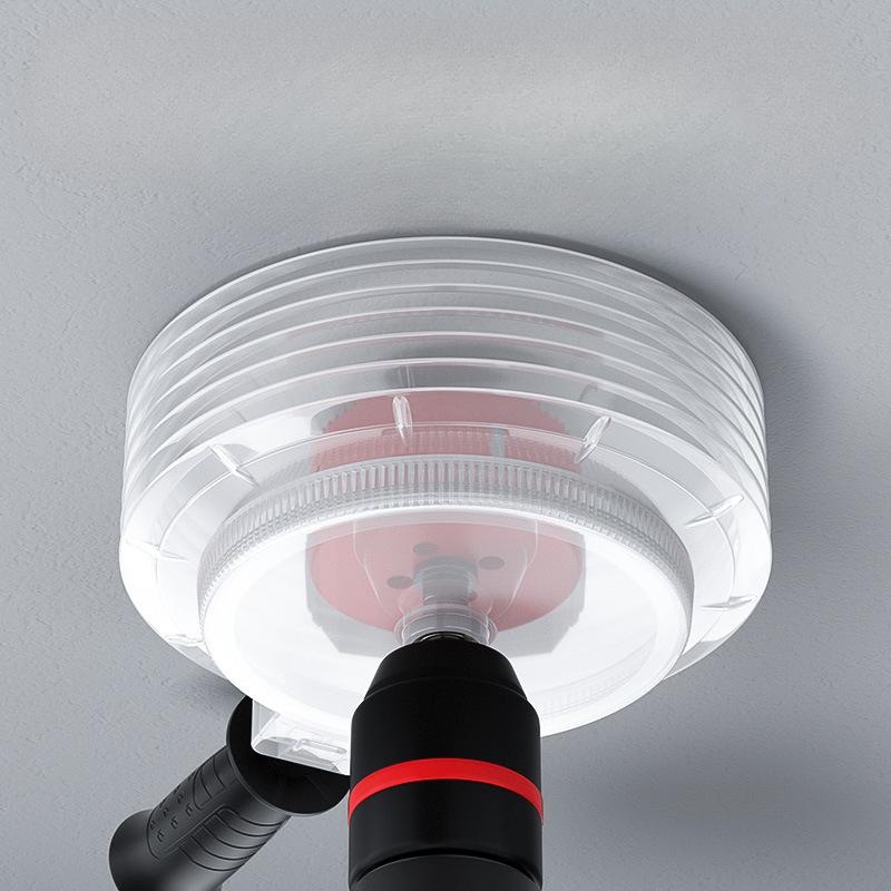 Hammer Drill Hole Opener Dust Cover, Dust Cover with Detachable Handle, Power Tool Accessories for Hammer Drill, Impact Drill, Rotary Hammer Drill