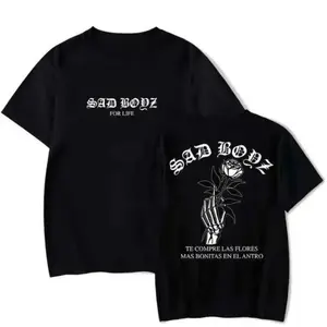 Junior H Sad Boyz Aesthetic Tshirt, junior h merch, junior h shirt merch, Latin Streetwear Tee with Spanish Quote, Emotional Sadboy Graphic Shirt for Men and Women,