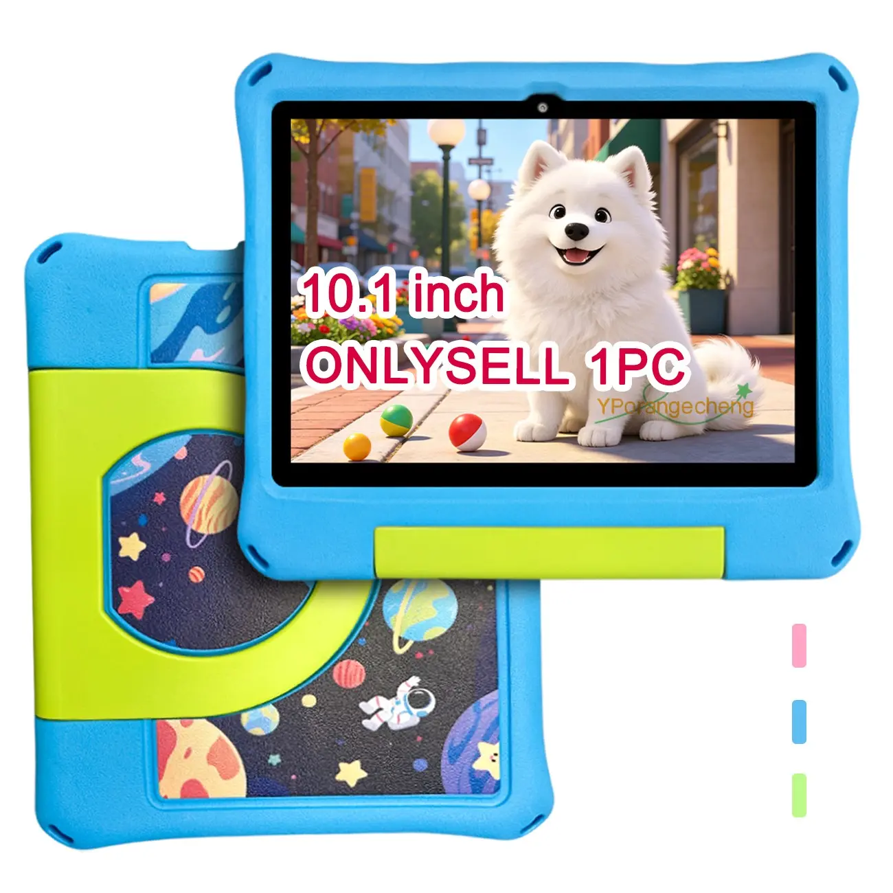 #SummerFinds #entertainment tablet 10.1 Inch Gaming Tablet, 3-in-1 for Work Study Entertainment, HD Screen, Dual Cameras & 5G WiFi, Free Protective Case, Holiday Gift for Teens, Blue Pink Green, USB Cable Included, No Charger