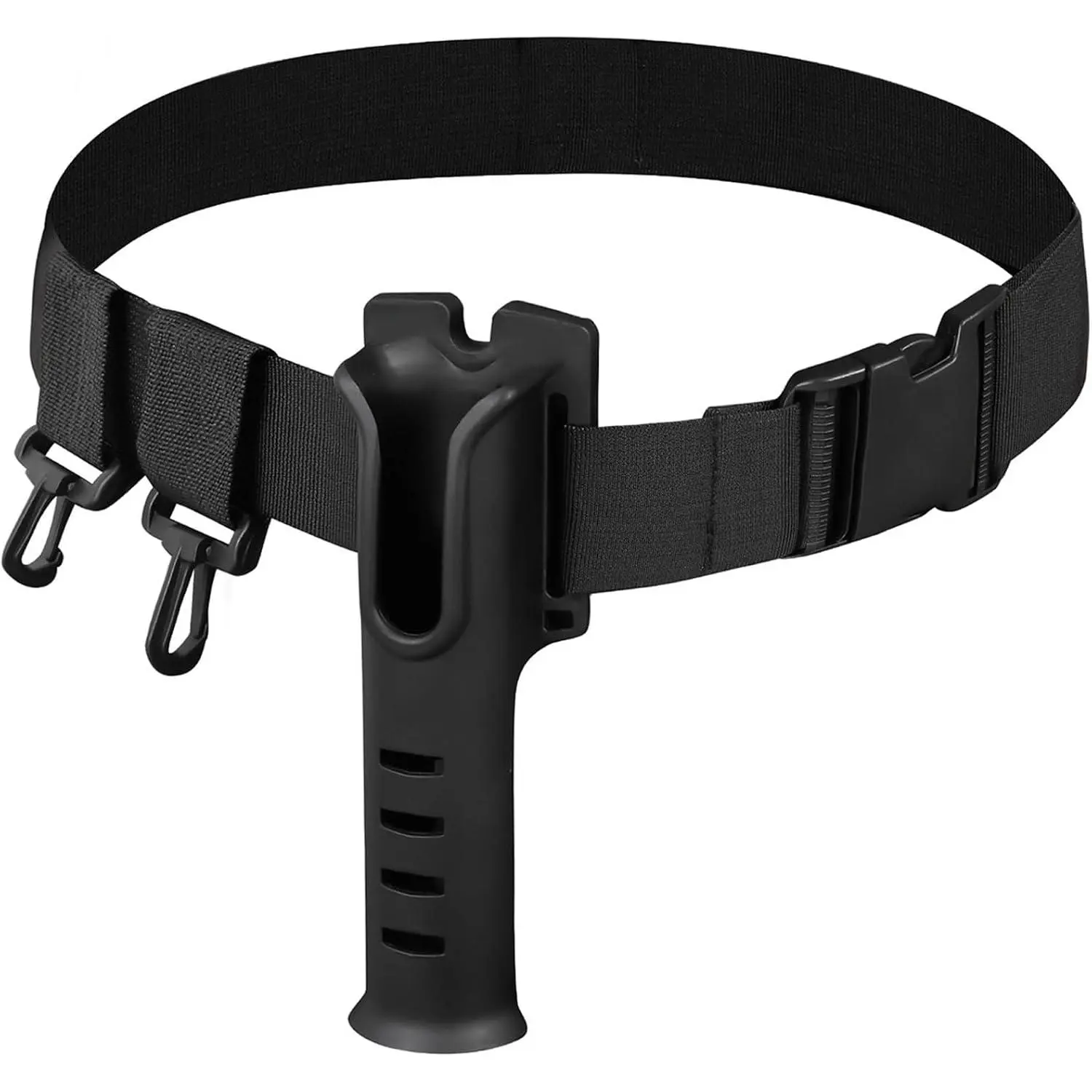 Fishing Rod Holder Belts, Adjustable  Wading Belts with 2 count Hooks, Pole Inserter for Outdoor Kayak Fly Fishing