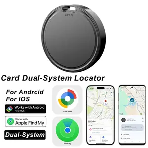 Compatible with Apple Find My and Google Find Hub | Smart GPS Tracker · Bluetooth Item Finder, Android/iOS Dual Platform Universal, Key/Wallet/Luggage Loss Prevention Tags, Global Positioning Remote Search, Loss Prevention Alarm, Object Finder (Black)