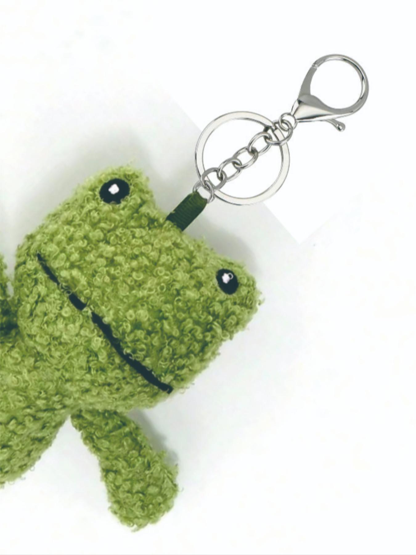 Cute Frog Design Keychain, Cute Animal Design Keychain for Women & Men, Fashion Accessories for Bag Decoration, Keychain For Bags