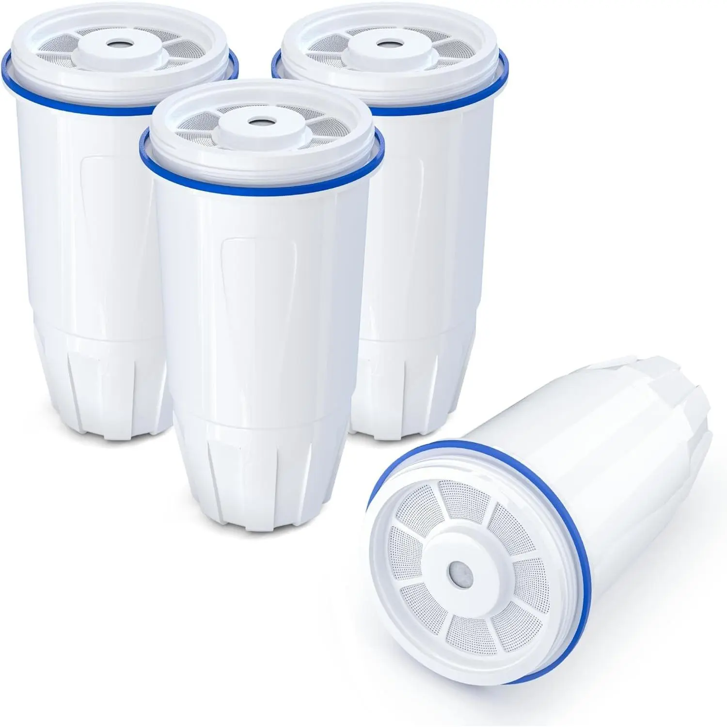 Upgraded Water Filter Replacement for Zero Pitcher & Dispenser, Compatible with ZR-001 ZR-004 ZP-006 ZR-017, Multi-Stage Filter System, Effectively Reduces Lead, Chromium, PFOA, PFOS, Pack of 4, By DESENRUIS