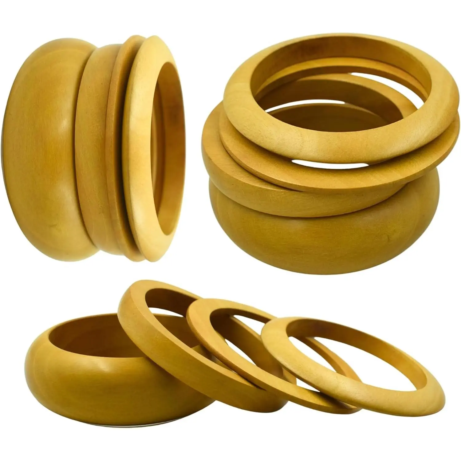 Handcrafted Wooden Bangle - Elegant   Bracelet, Lightweight,  bangle,  for Everyday Wear or Special Occasions.