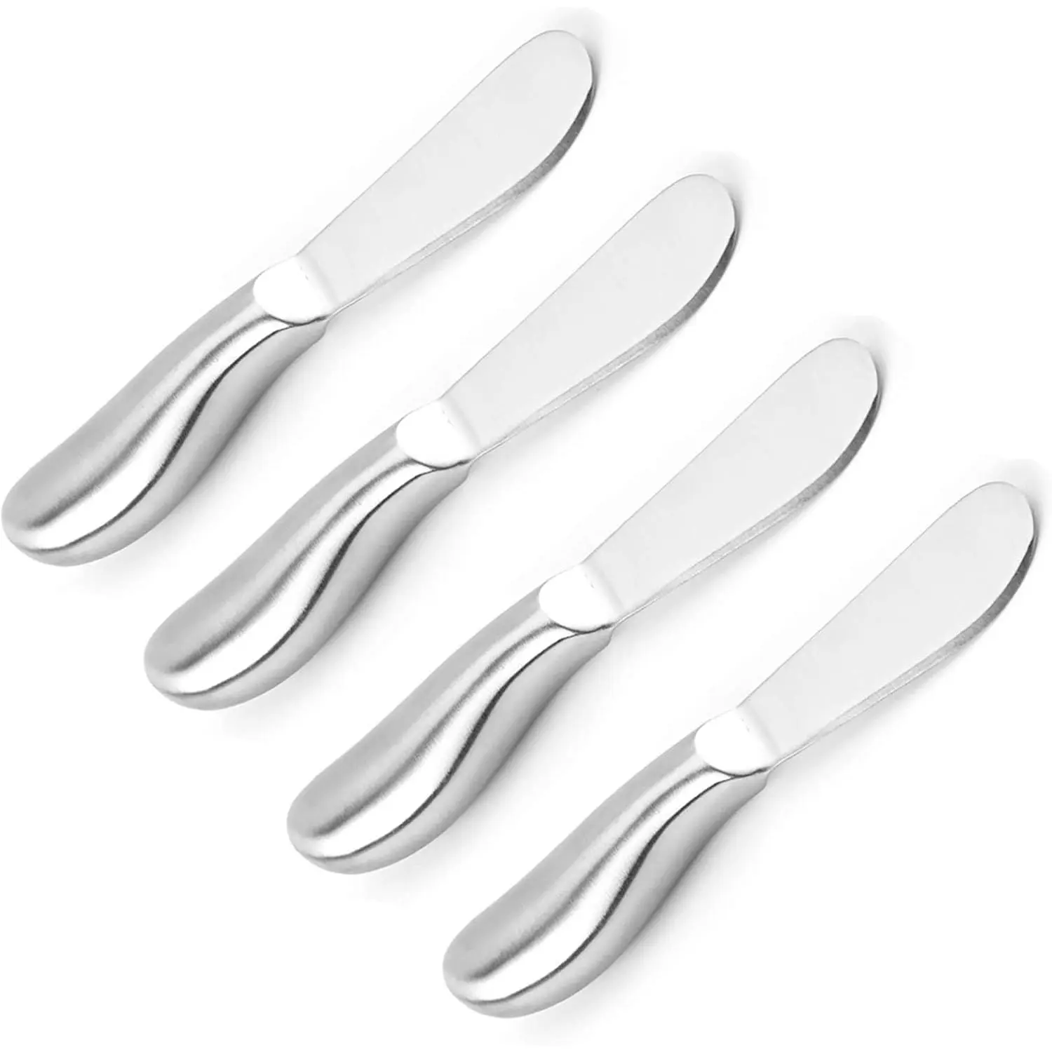 Spreader  Set 4- Butter  Stainless Steel Cheese  Set Small Bread Cream  5.3-inch