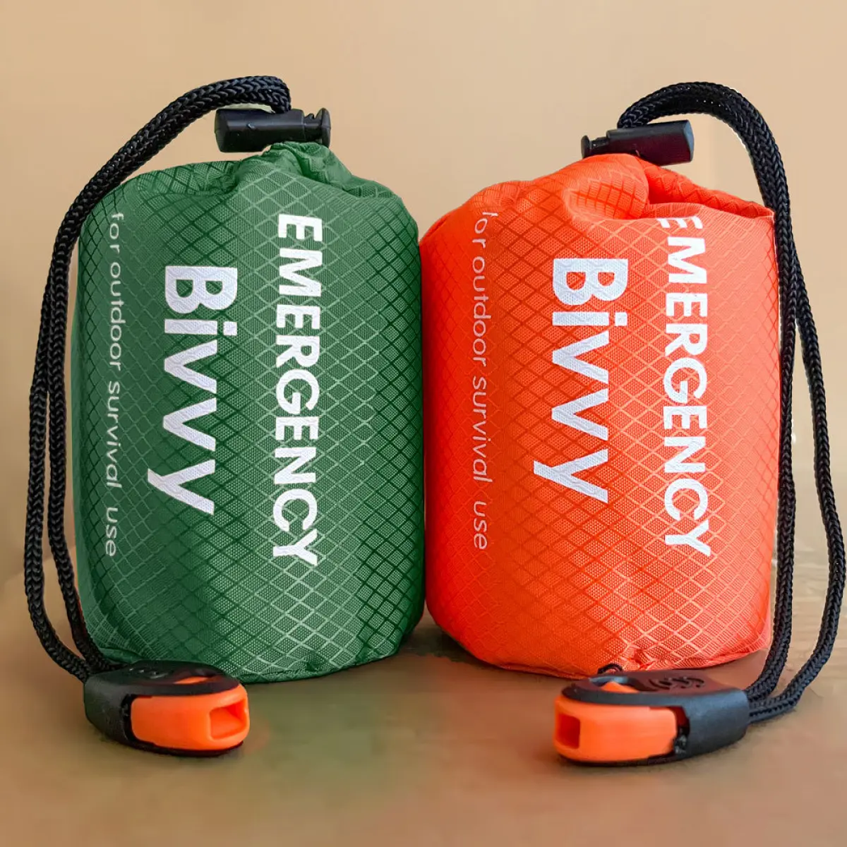 Emergency Survival Sleeping Bag - Mylar Thermal Blanket Pouch for Outdoor Camping, Hiking, Mountaineering & Hypothermia Prevention