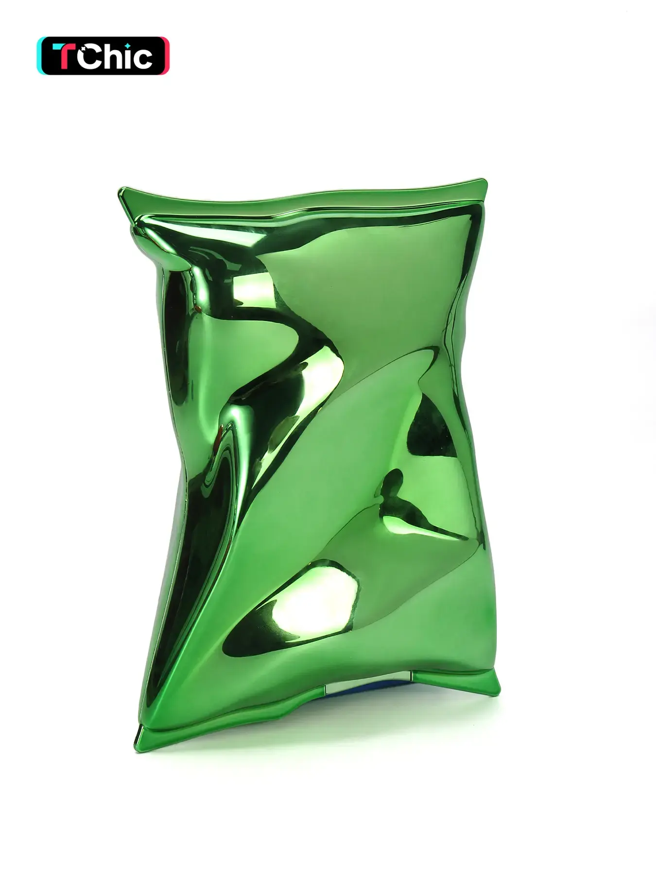 Acrylic Clutch Bag, Trendy Clutch Bag, Potato Chip Shape Unique Shape Evening Bag, Elegant Stylish Purse, Purse, Handbag, Crossbody Bag with Shoulder Chain, Magnetic Closure, Suitable for Wedding, Party, Banquet, Gift