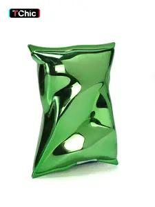 Acrylic Clutch Bag, Potato Chip Shape Unique Shape Evening Bag, Elegant Stylish Purse, Purse, Handbag, Crossbody Bag with Shoulder Chain, Magnetic Closure, Suitable for Wedding, Party, Banquet, Gift