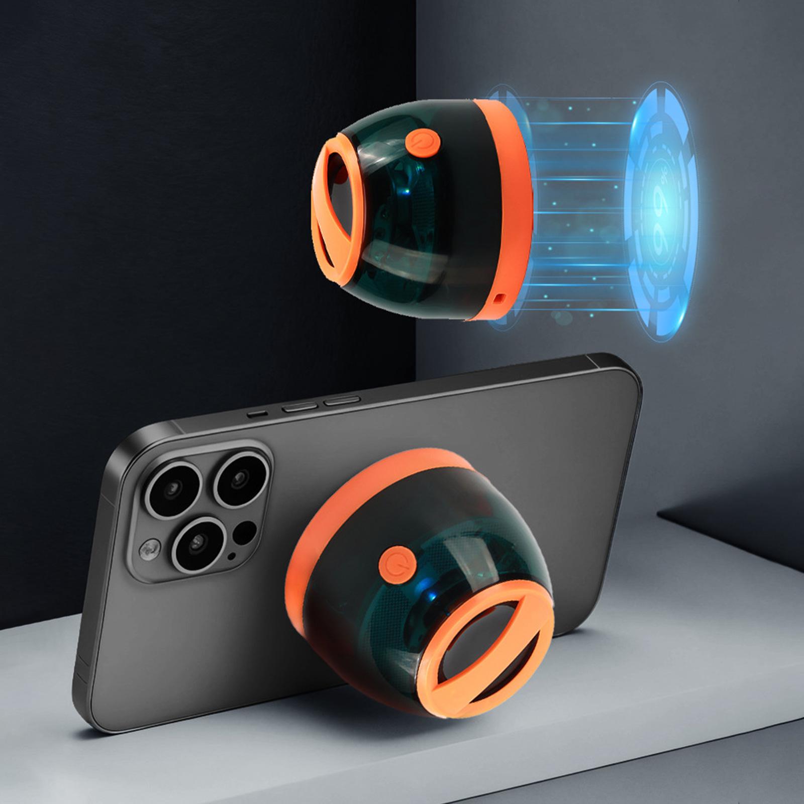 Desktop Wireless BT Speaker with Lanyard Magnetic Phone Holder Mini BT Speakers Subwoofers with RGB Light 5100mAh Battery Power