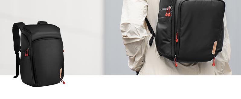 K&F CONCEPT Camera bag Backpack Waterproof 25L Large Capacity Camera Case with Raincover 15.6 Inch Laptop Compartment Compatible with Canon/Nikon/Sony/DJI Mavic Drone Travel Camera Backpack
