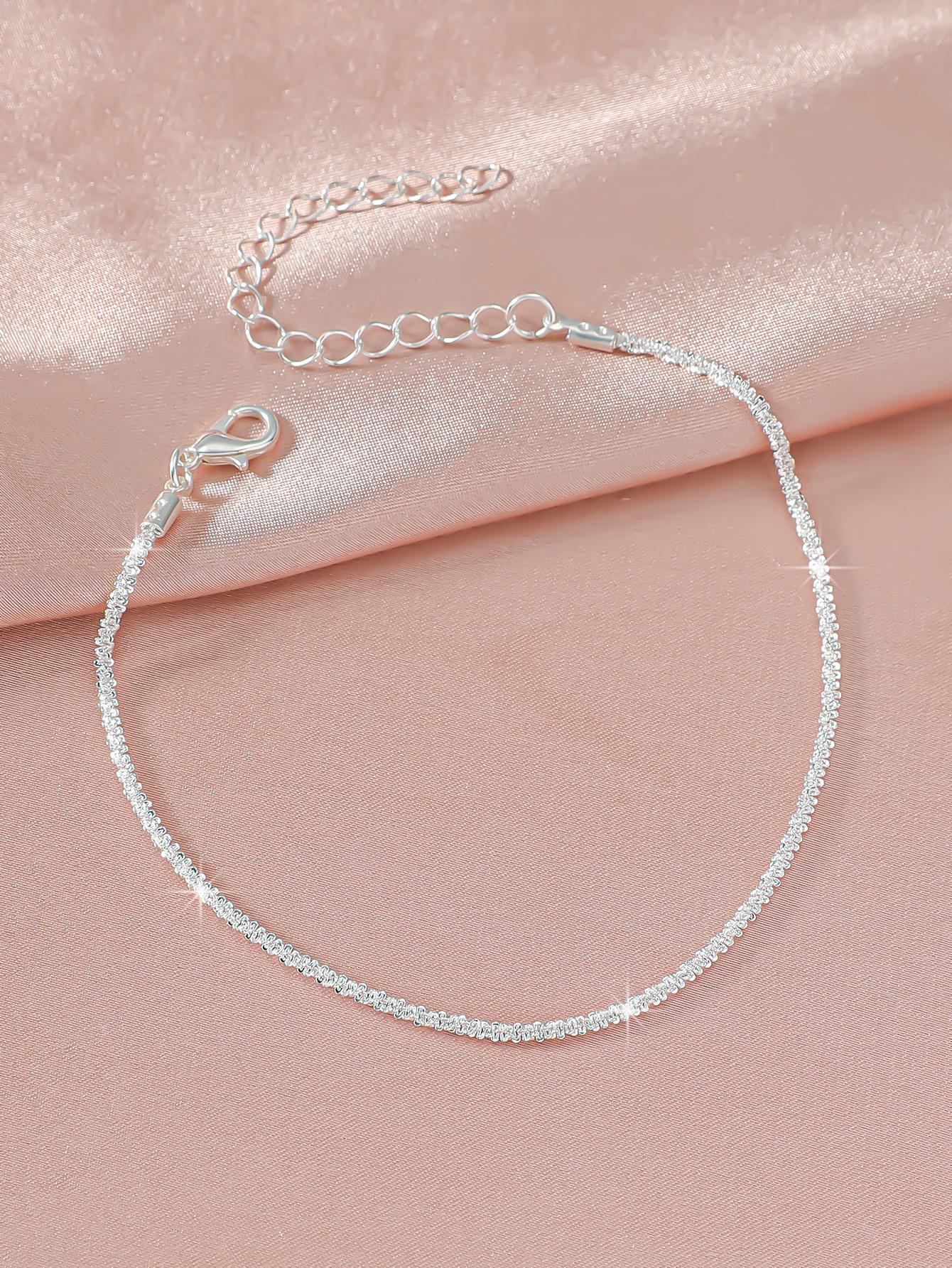 Fashionable hot-selling trendy sparkling anklet for women, high-end minimalist style, glittering starry anklet, beach gift