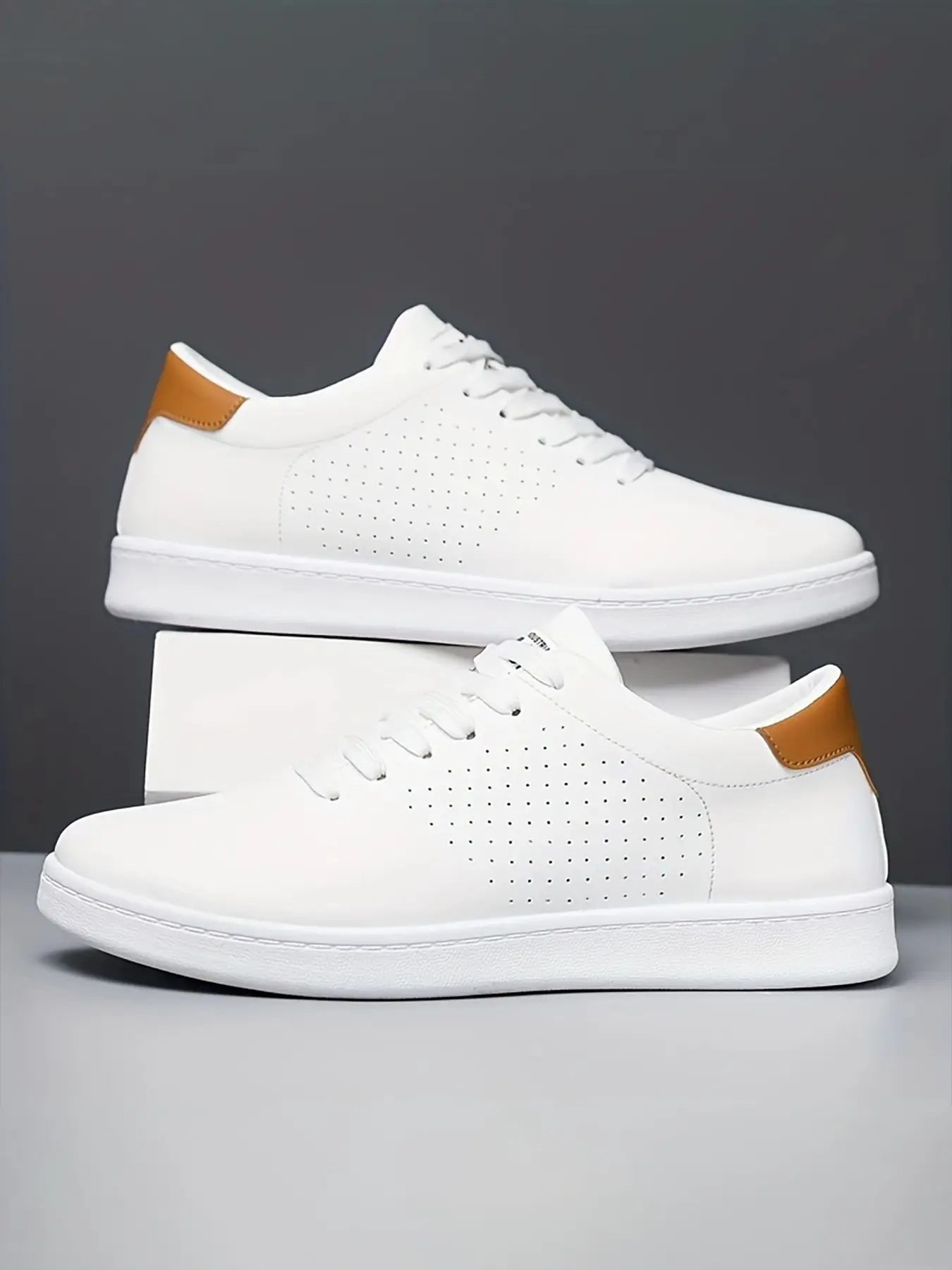 Men's Board Shoes, Comfortable Casual Footwear, Ideal for Daily Wear, Durable Design, Perfect for Outdoor Activities, Flat Sneakers
