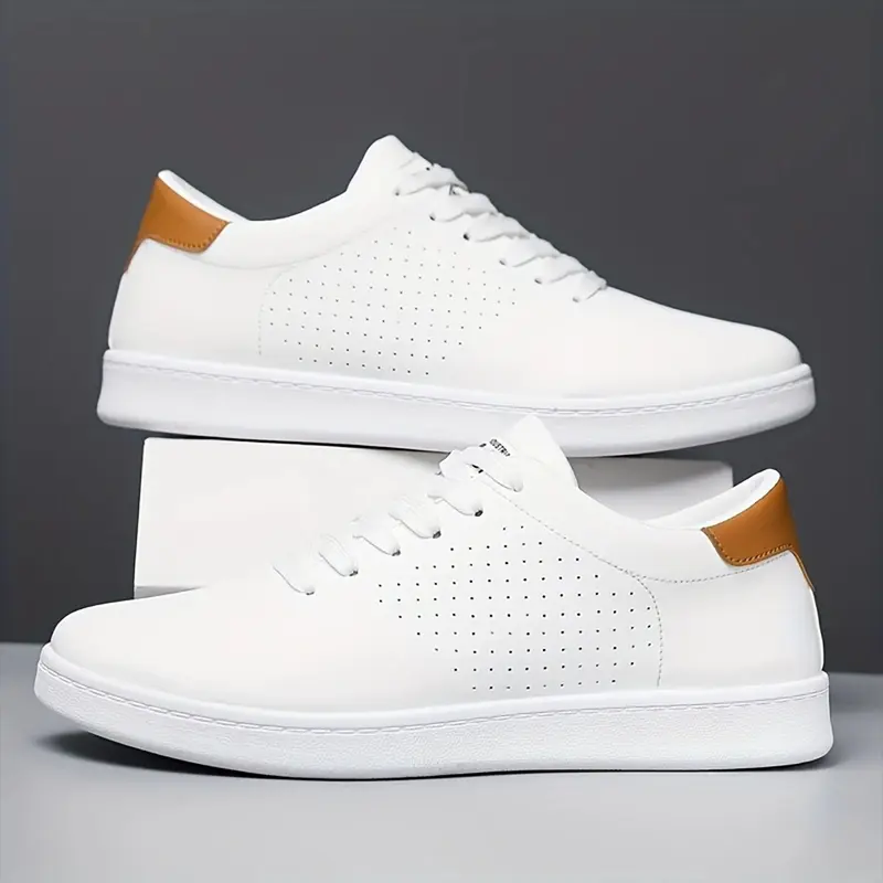 Men's Casual Sneakers, Comfortable Trainer Footwear for Daily Wear, Durable Shoes for Outdoor Activities