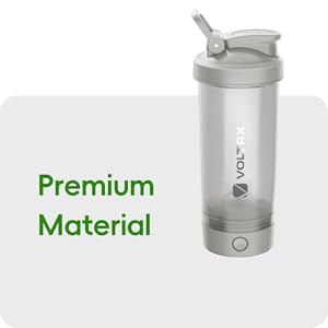 VOLTRX Merger Electric Protein Powder Blender USB-C Rechargeable 24 oz Shaker Cup BPA-Free Leak-Proof Whisper-Quiet Mixing Health & Home Supplies - Bottles, Organiser