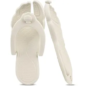 Flip Flops for Women Men Travel Slippers Shower Shoes Foldable Bathroom Camp Beach Sandals Lightweight Non-Slip Quick Dry
