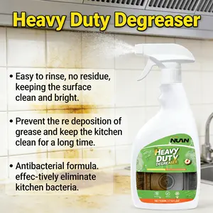 NUAN Powerful Kitchen Grease Cleaner – Removes Stubborn Oil from Stainless Steel Surfaces