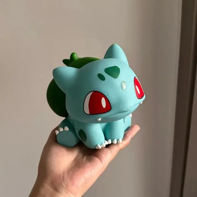Pokemon Bulbasaur Cute Doll Cartoon Collectible Figure Anime Toy Living Room Desktop Car Decoration Ornaments Gift For Anime Fan