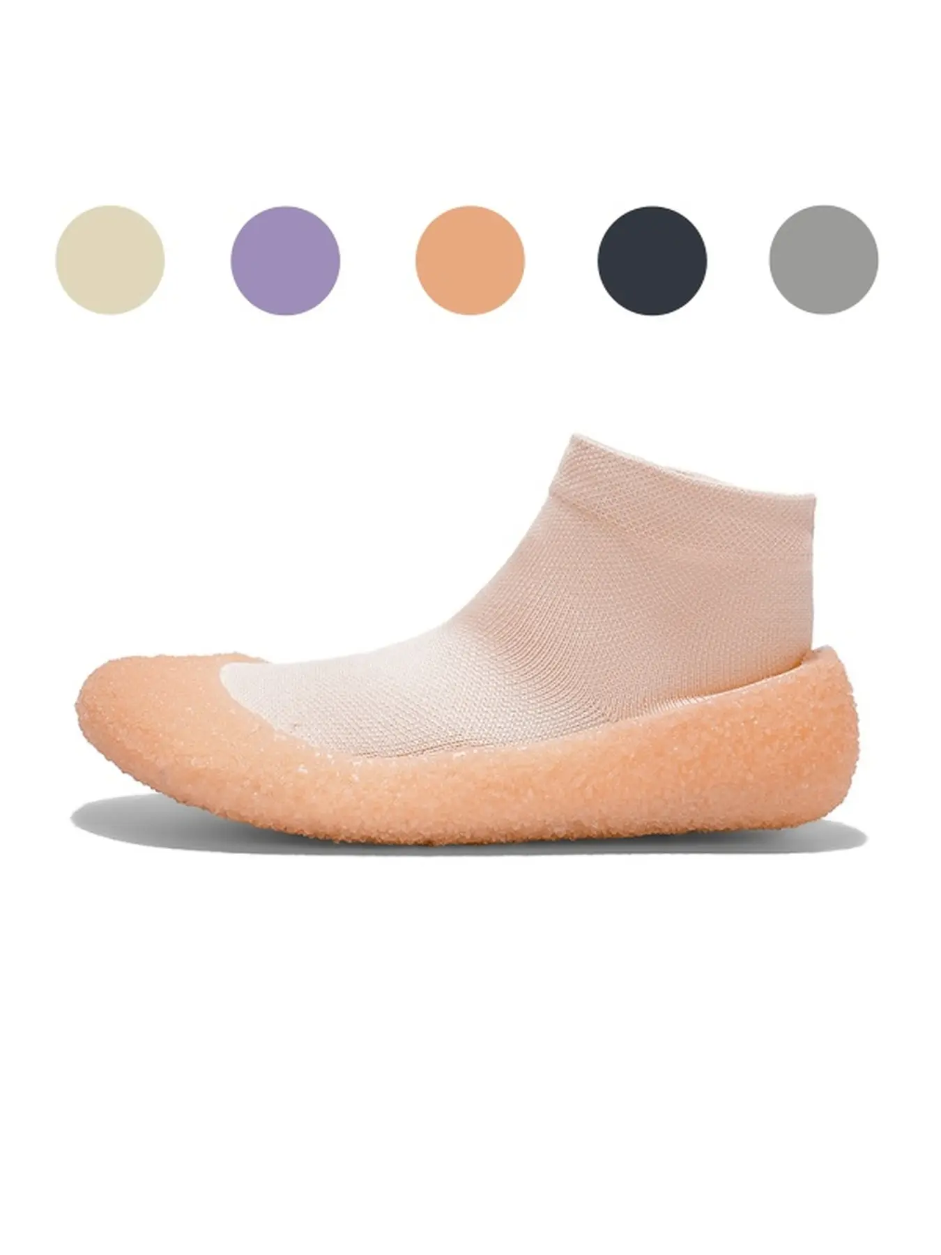 Unisex Bare-feel Low-cut Indoor Dance Fitness Shoes, Thick Anti-slip Jelly Sole Breathable Sock Shoes For Pilates, Body Shaping Dance & Home Sports