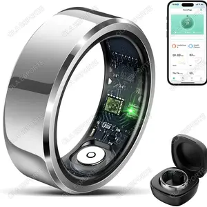 Smart Ring Blood Pressure Heart Rate Sleep Monitoring Smartring IP68 & 5ATM Waterproof Multi-sport Mode Smartring Man Women new