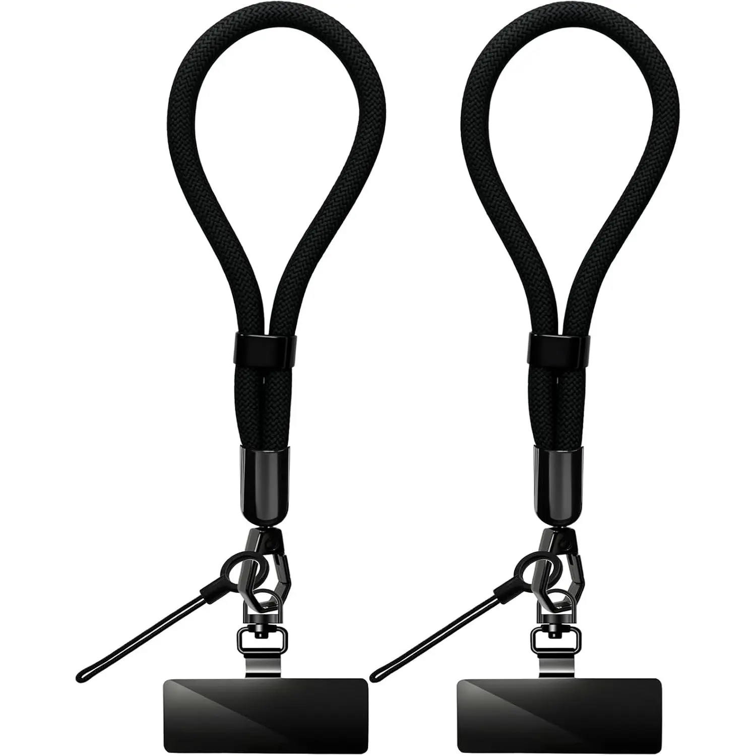Phone Lanyard, 2 Pack Adjustable Cell Phone Lanyard Hand Phone Wrist Strap with Tether Tabs for Smartphones