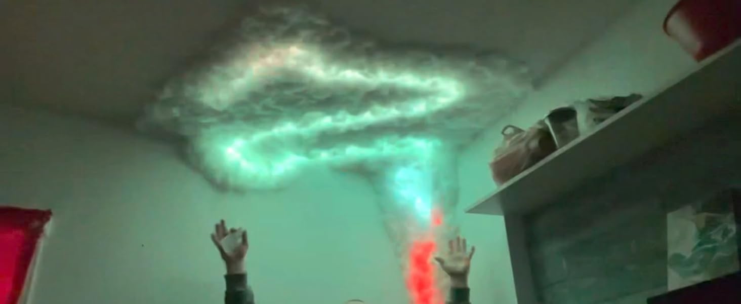 2026 New 3D Thundercloud LED Light Cotton Lightning Cloud Colorful Atmosphere Night Light, DIY Creative Cloud Lights Gaming Room Garage Club Bar dj Party Light, Restaurant