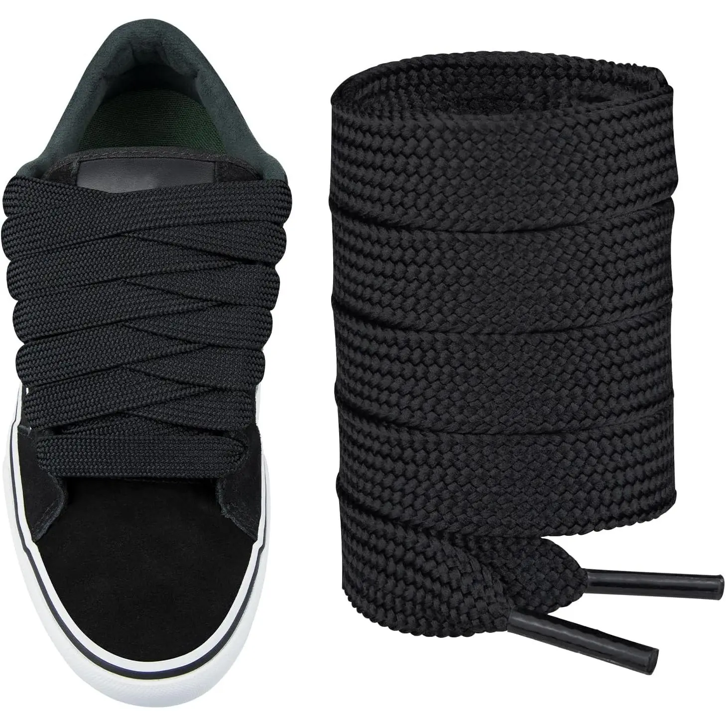 Shoelaces for  Knu Skool,16MM Chunky Thick Flat Wide  Shoe Laces  Laces for Sneaker shoes