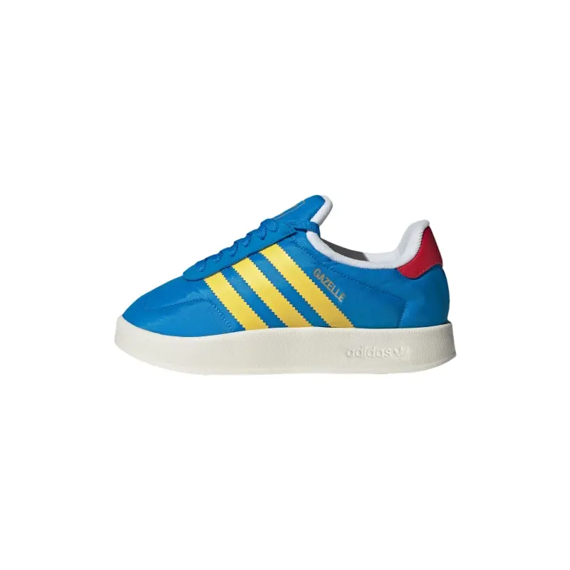 Adidas Originals Gazelle Women's Low-Top Lightweight Flats - Rubber Thin Sole, Durable Design, Blue Trending Color, House White, Maison Mihara Verifiable with Credentials & Global Authentication, Rubber Sole