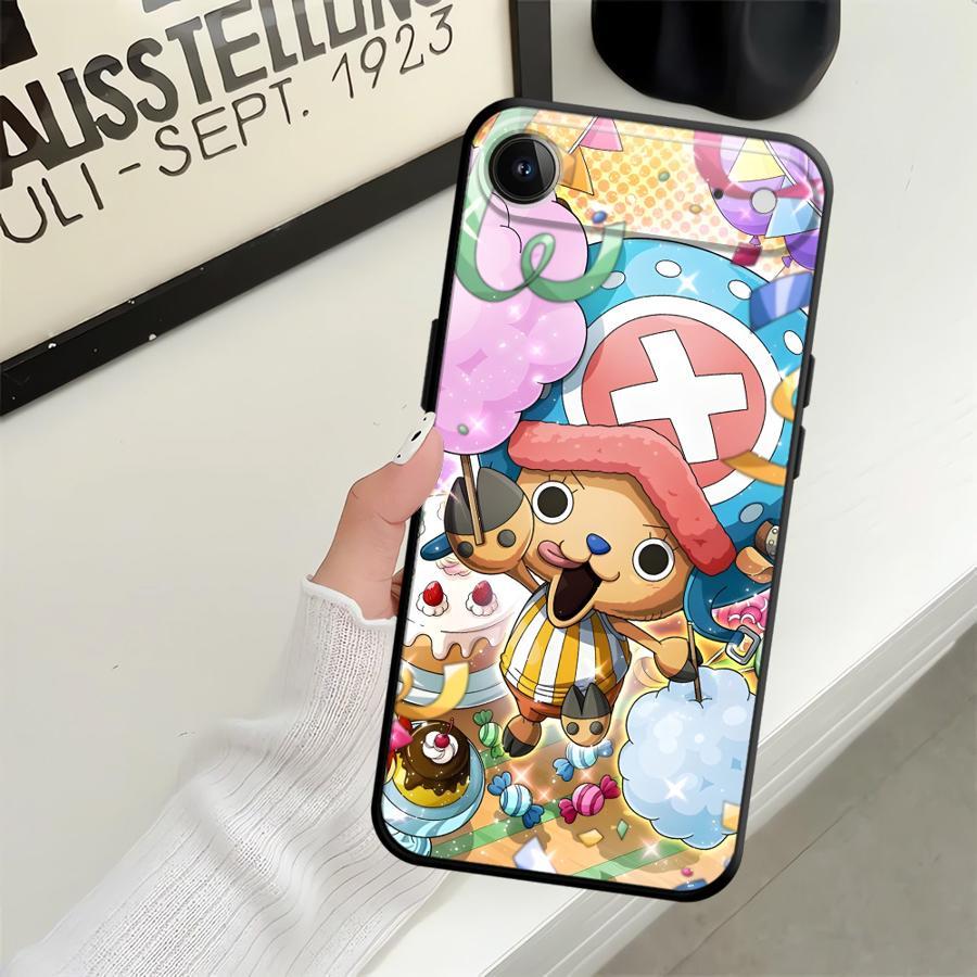 One e P-Peice Chopper-S Black Soft Phone Cover Case for iPhone 13 12 11 17 Pro Max 17Air 15 16 14 Plus 7 8 XR XS Max