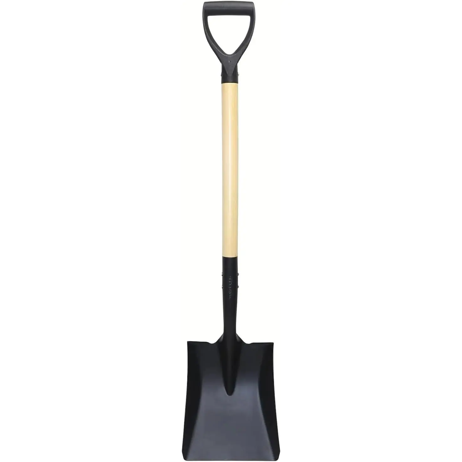 41 Inch Heavy Duty Square Shovel with D-Handle & Cold Rolled Steel  - Digging, Transfer, Snow Shovel for , Garden & Yard Tools