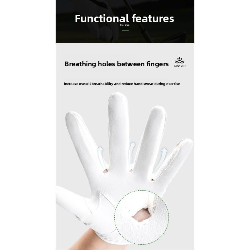 Golf gloves sports non-slip wear-resistant men's and women's outdoor sweat-absorbing breathable hand protection training gloves