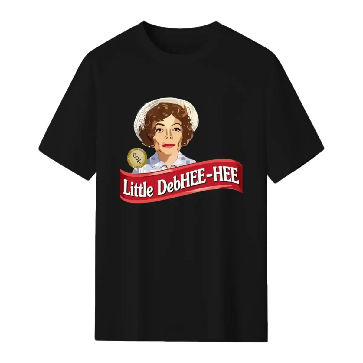 Litte Debhee Hee Debbie Parody Meme T Shirt Casual Digital Print Heavy T Shirt men clothes gym Classic Unisex